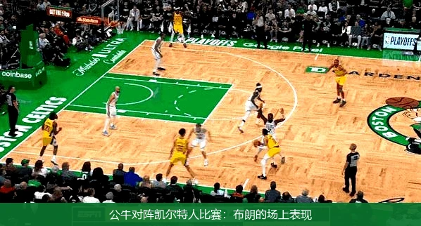 公牛对阵凯尔特人比赛：布朗的场上表现