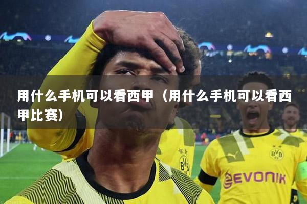 用什么手机可以看西甲（用什么手机可以看西甲比赛）
